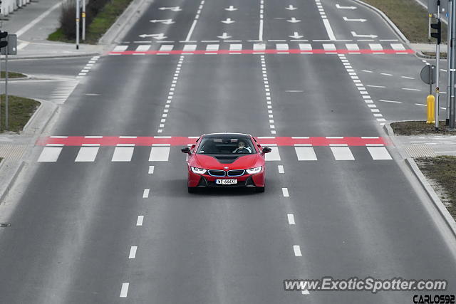 BMW I8 spotted in Warsaw, Poland