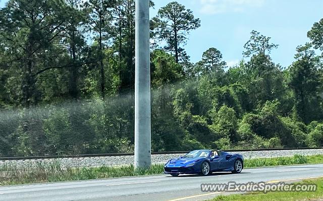 Ferrari F8 Tributo spotted in Jacksonville, Florida