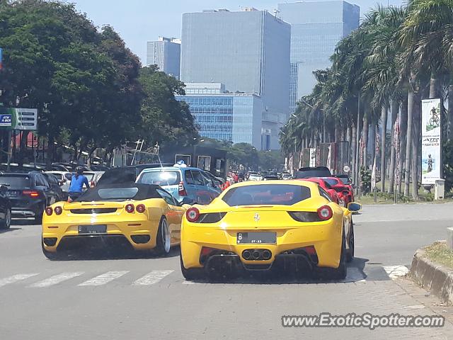 Ferrari 458 Italia spotted in Jakarta, Indonesia