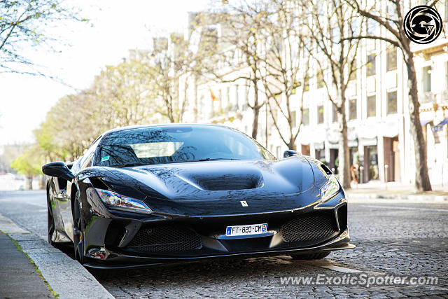 Ferrari F8 Tributo spotted in Paris, France