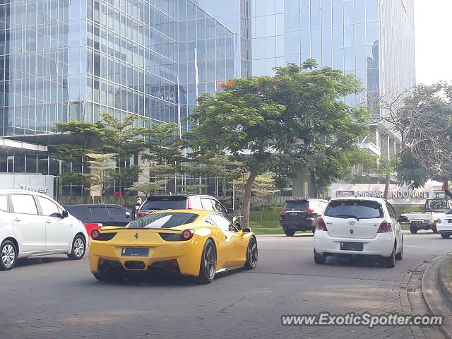 Ferrari 458 Italia spotted in Jakarta, Indonesia