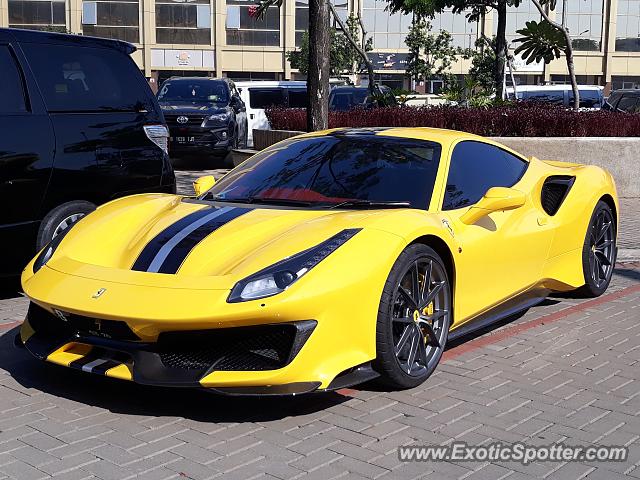 Ferrari 488 GTB spotted in Jakarta, Indonesia