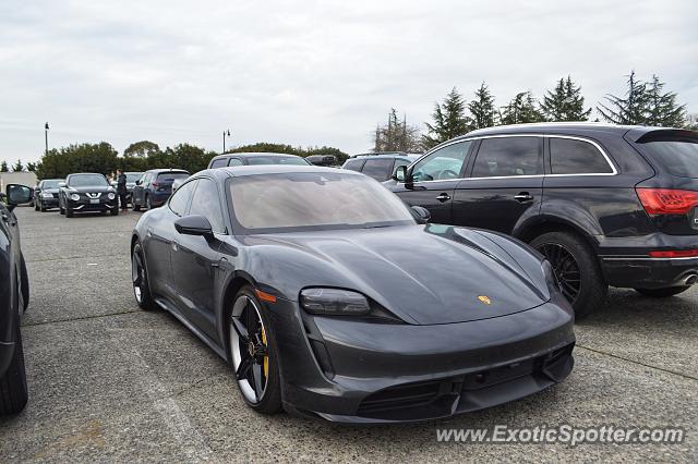 Porsche Taycan (Turbo S only) spotted in Seattle, Washington