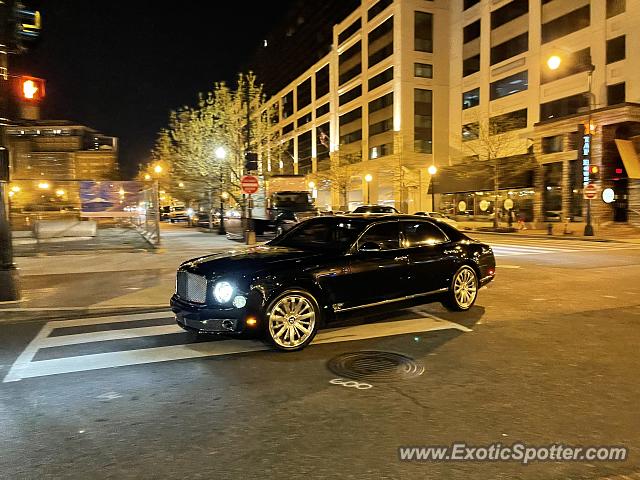 Bentley Mulsanne spotted in Washington DC, United States