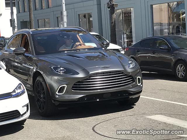 Aston Martin DBX spotted in Beverly Hills, California