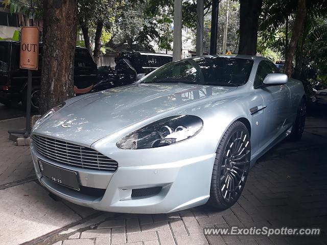 Aston Martin DB9 spotted in Jakarta, Indonesia