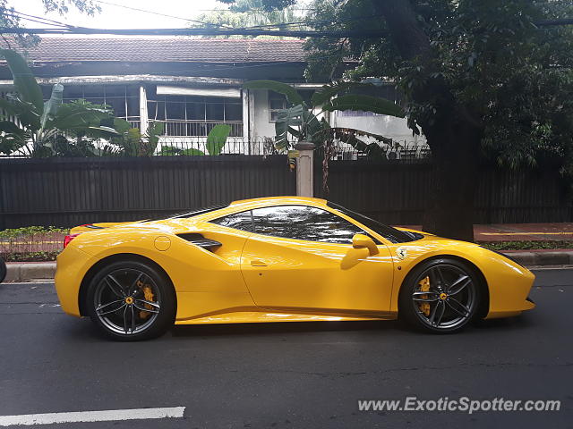 Ferrari 488 GTB spotted in Jakarta, Indonesia