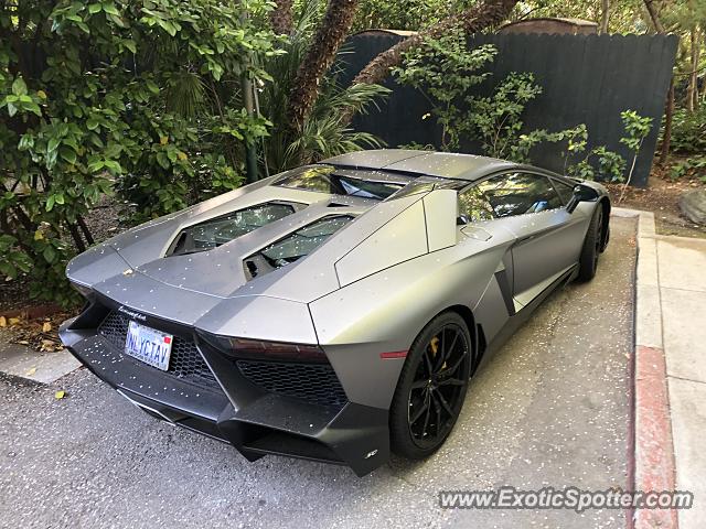 Lamborghini Aventador spotted in Los Angeles, California