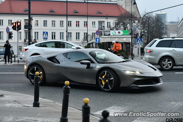 Ferrari SF90 Stradale spotted in Warsaw, Poland