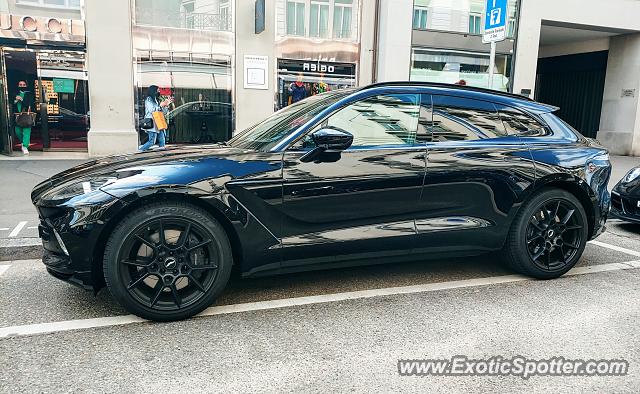 Aston Martin DBX spotted in Zurich, Switzerland