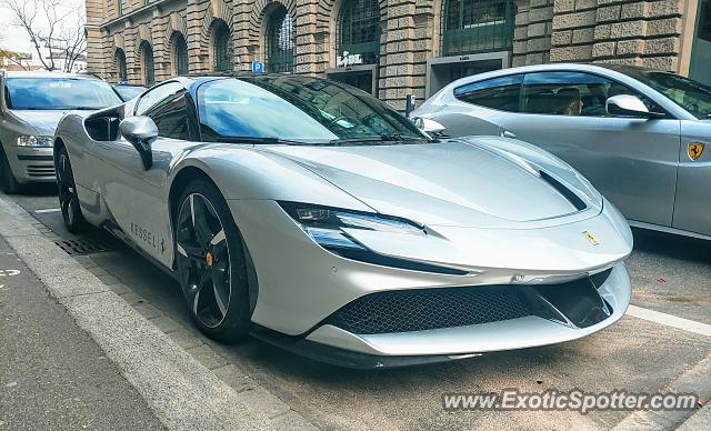 Ferrari SF90 Stradale spotted in Zurich, Switzerland