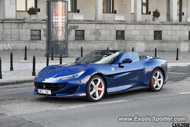 Ferrari Portofino spotted in Warsaw, Poland