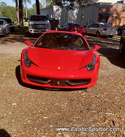 Ferrari 458 Italia spotted in Jacksonville, Florida