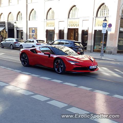 Ferrari SF90 Stradale spotted in Munich, Germany