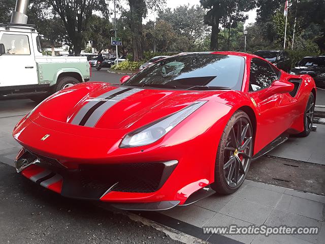 Ferrari 488 GTB spotted in Jakarta, Indonesia