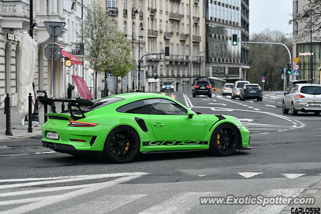 Porsche 911 GT3 spotted in Warsaw, Poland