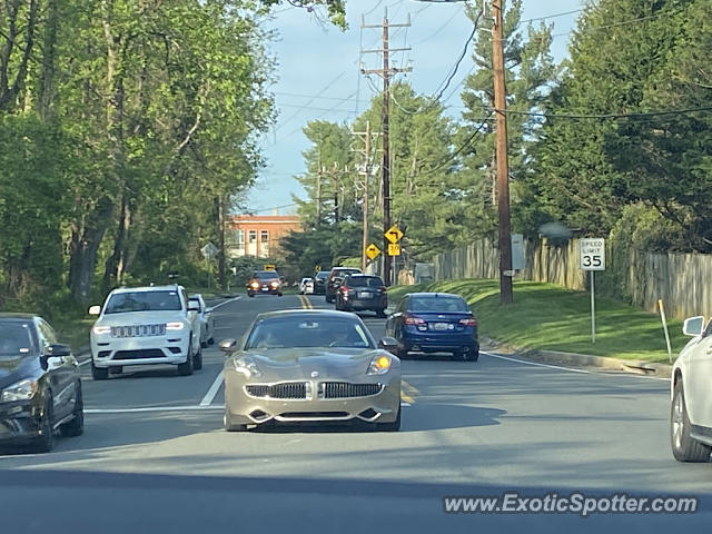 Fisker Karma spotted in Potomac, Maryland