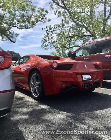 Ferrari 458 Italia spotted in Waycross, Georgia