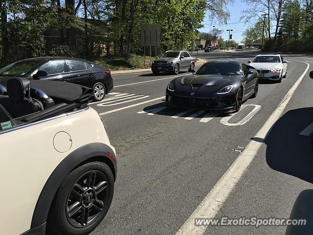 Dodge Viper spotted in Watchung, New Jersey