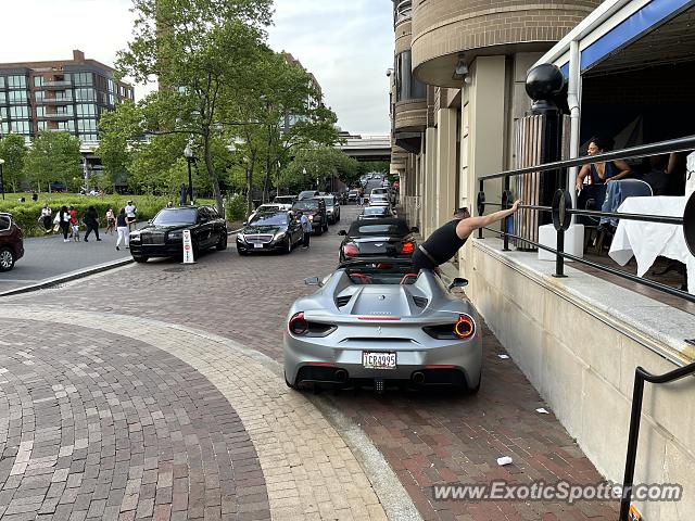 Ferrari 488 GTB spotted in Washington DC, United States