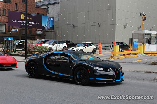 Bugatti Chiron spotted in Montreal, Canada