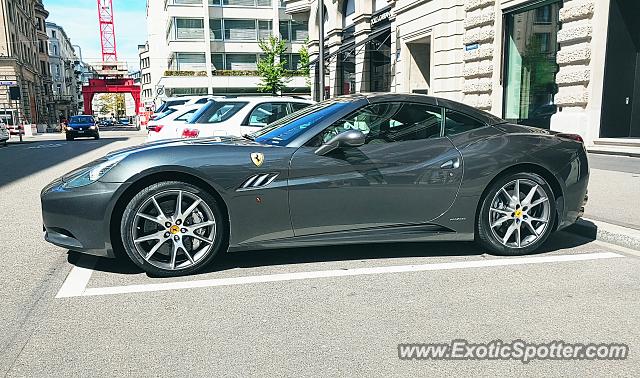 Ferrari California spotted in Zuricj, Switzerland
