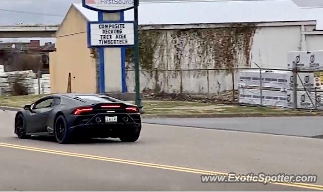 Lamborghini Huracan spotted in Johnson City, Tennessee