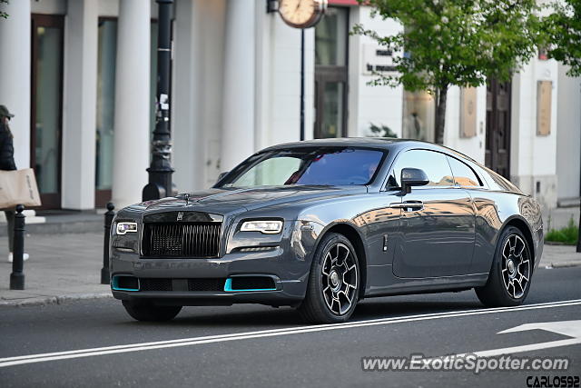 Rolls-Royce Wraith spotted in Warsaw, Poland