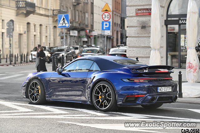 Porsche 911 Turbo spotted in Warsaw, Poland