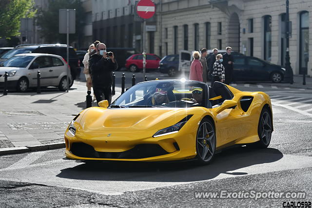 Ferrari F8 Tributo spotted in Warsaw, Poland