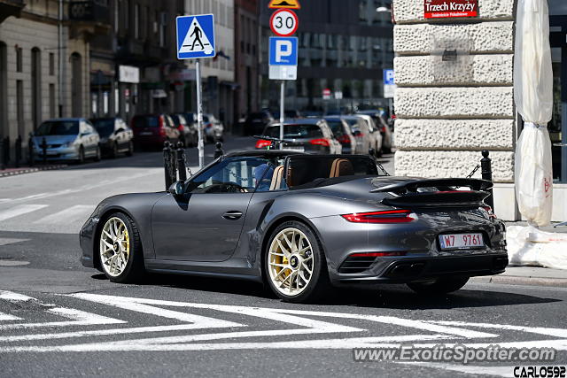 Porsche 911 Turbo spotted in Warsaw, Poland