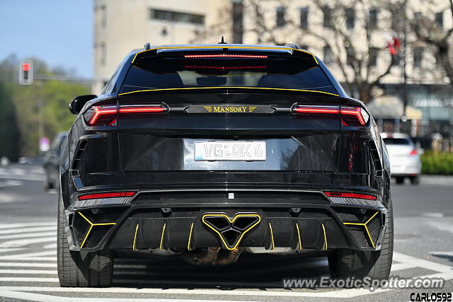 Lamborghini Urus spotted in Warsaw, Poland