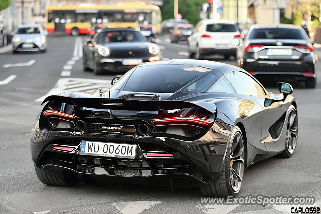 Mclaren 720S spotted in Warsaw, Poland