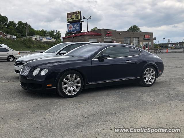 Bentley Continental spotted in Fairmont, West Virginia