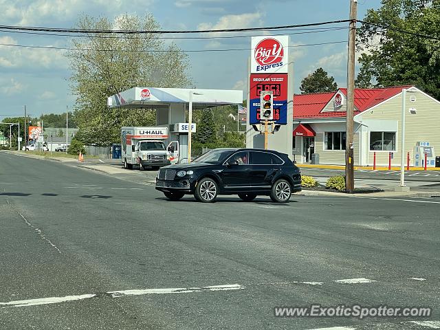 Bentley Bentayga spotted in Springfield, Massachusetts