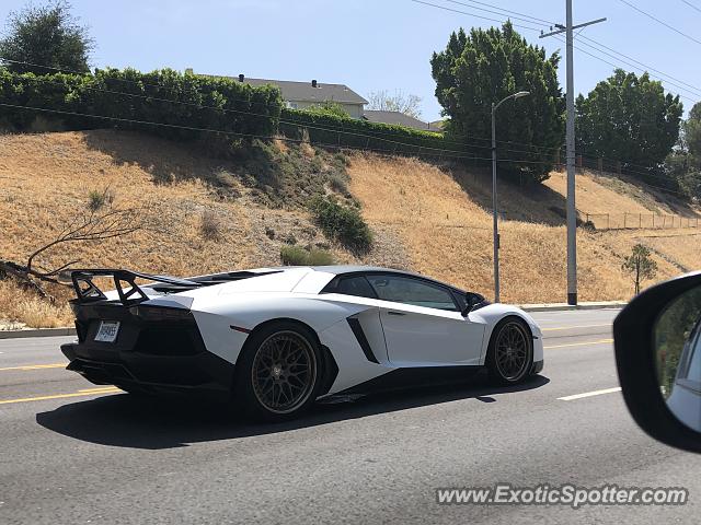 Lamborghini Aventador spotted in Los Angeles, California