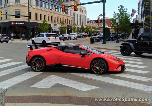 Lamborghini Huracan spotted in Birmingham, Michigan