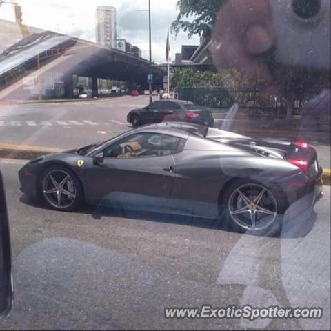 Ferrari 458 Italia spotted in Caracas, Venezuela