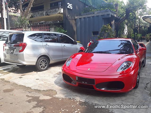 Ferrari F430 spotted in Jakarta, Indonesia