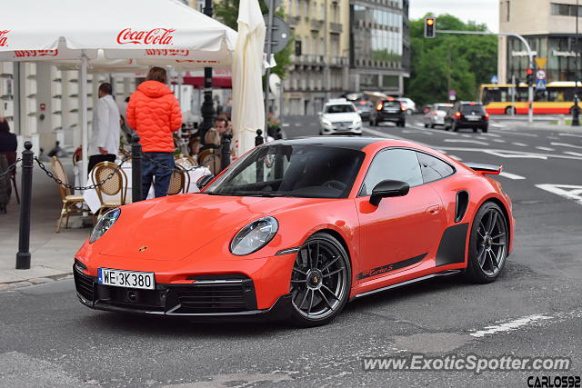 Porsche 911 Turbo spotted in Warsaw, Poland