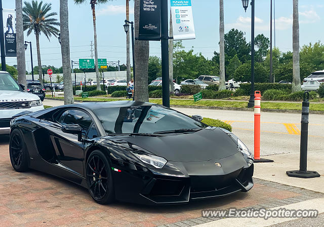 Lamborghini Aventador spotted in Jacksonville, Florida