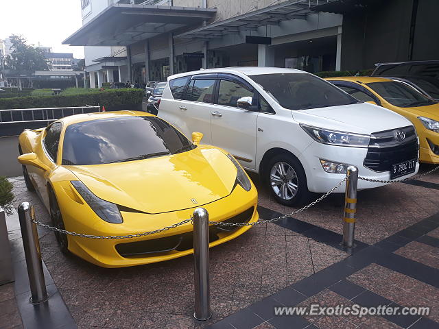 Ferrari 458 Italia spotted in Jakarta, Indonesia