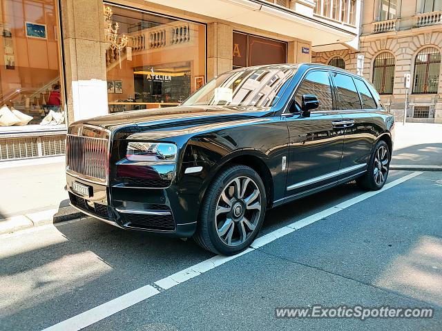 Rolls-Royce Cullinan spotted in Zurich, Switzerland