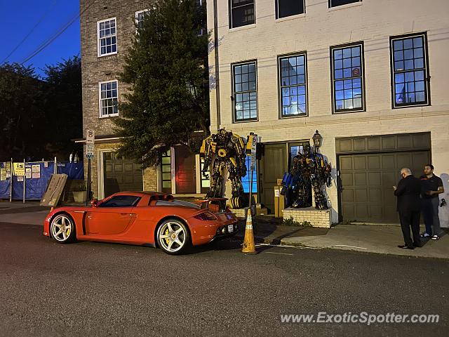 Porsche Carrera GT spotted in Washington DC, United States