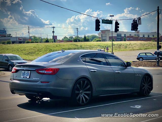Maserati Quattroporte spotted in Greensboro, United States