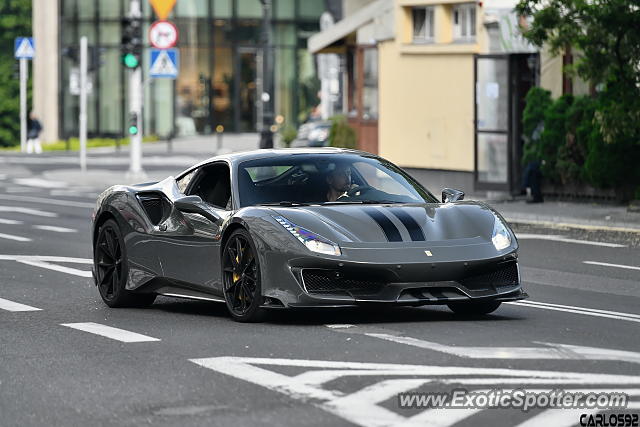 Ferrari 488 GTB spotted in Warsaw, Poland