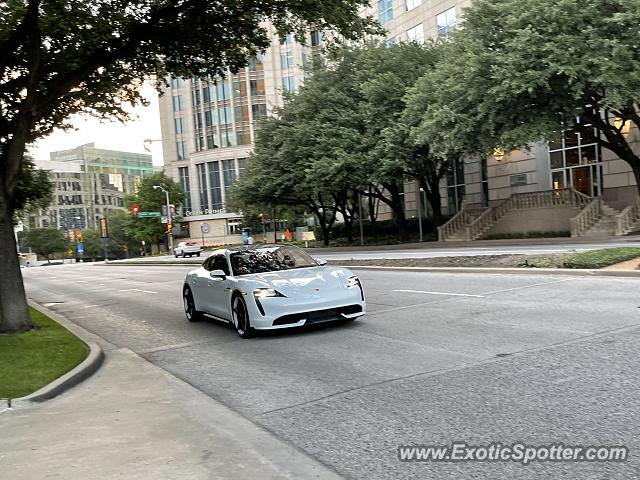 Porsche Taycan (Turbo S only) spotted in Dallas, Texas