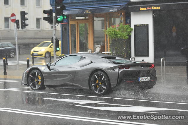 Ferrari SF90 Stradale spotted in Warsaw, Poland