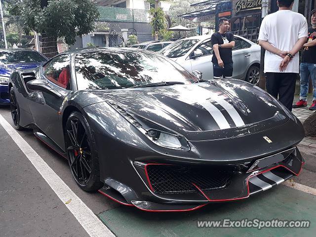 Ferrari 488 GTB spotted in Jakarta, Indonesia