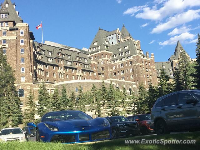 Ferrari 488 GTB spotted in Banff, Canada